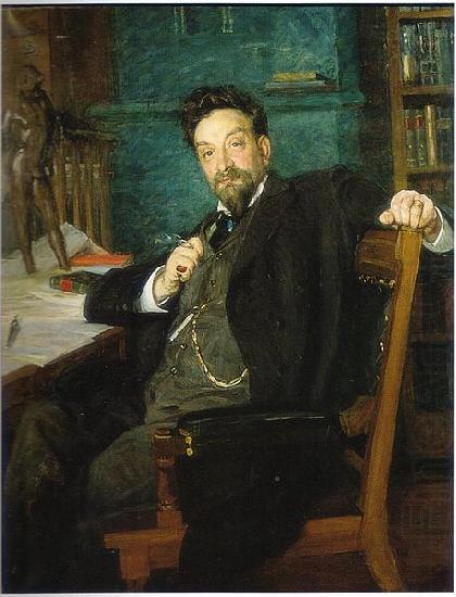 Richard Bergh Portrait of professor Karl Warburg china oil painting image